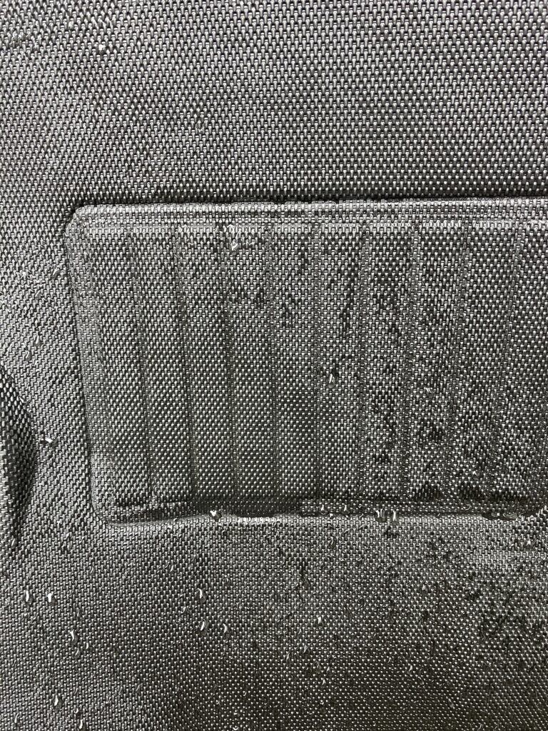 水はけ具合 運転席 中央